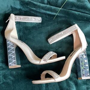 Cream elegant beige heels fashionnova